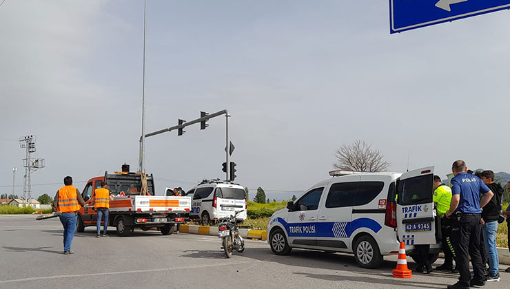 Seydişehir’de trafik kazalarında 3 kişi yaralandı