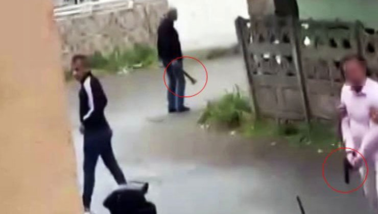Tartıştığı emekli polisin kapısına balyoz ile dayanınca olanlar oldu