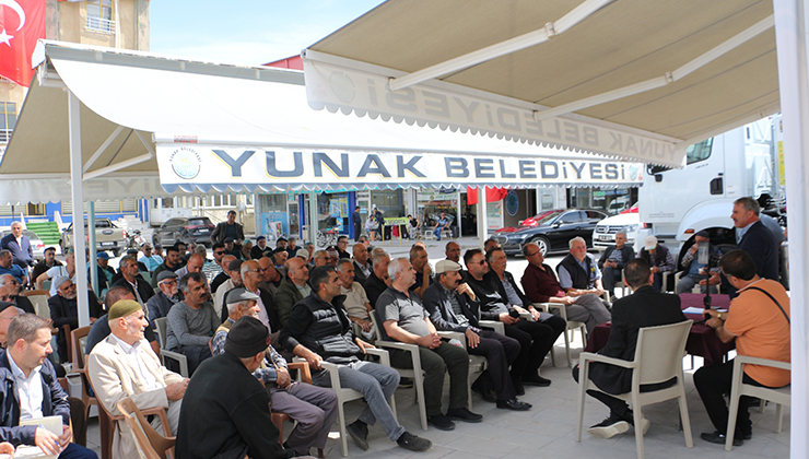 Yunak Belediye Başkanı Günaltay, vatandaşların sorularını yanıtladı
