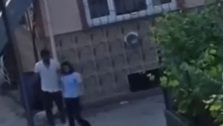 Tartıştığı kadını yol ortasında sürükleyip, zorla götürdü