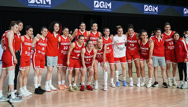 A Milli Kadın Basketbol Takımı’ndan Litvanya galibiyeti sonrası “İyi yoldayız” mesajı