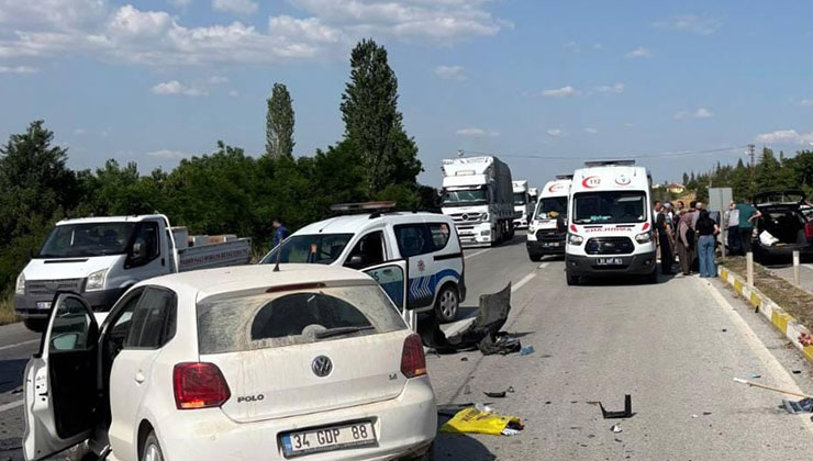 Afyonkarahisar’da kaza: 1 ölü, 3 yaralı