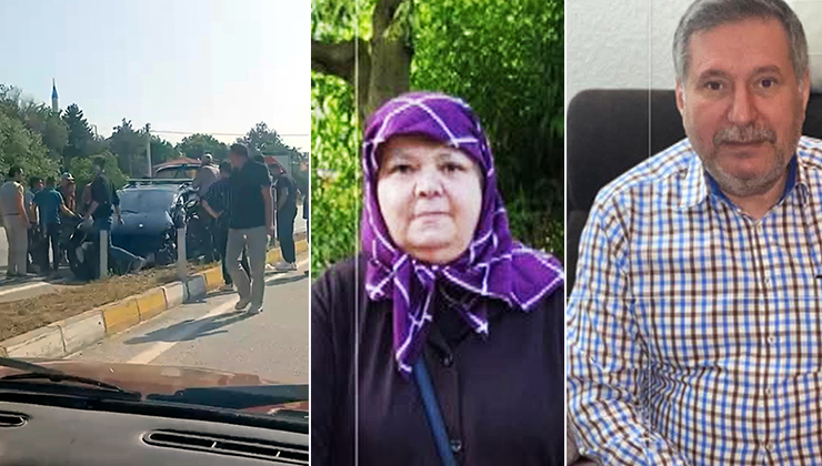 Almanya’dan bayram tatiline gelen çift kazada hayatını kaybetti