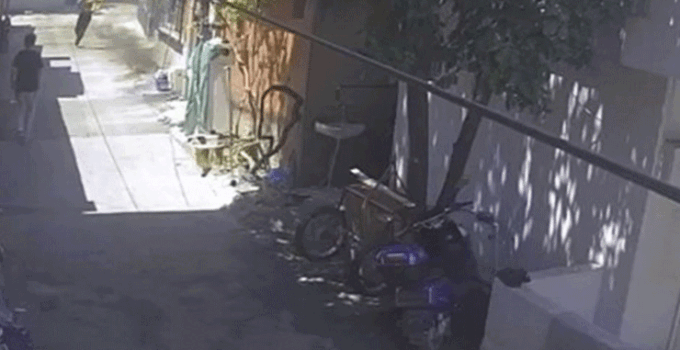 Amca yeğenini yakmıştı: O anların görüntüsü ortaya çıktı