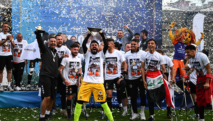 Ampute Futbol Şampiyonlar Ligi kupasını Alves Kablo kazandı