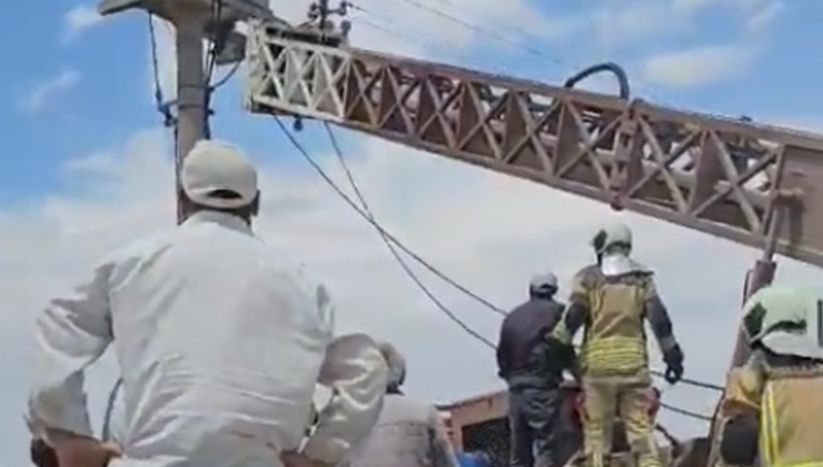Ankara’da, trafoya çıkan çiftçiye elektrik çarptı