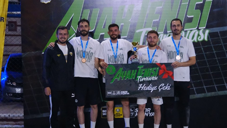 Ayak Tenisi Turnuvası sona erdi