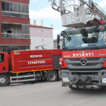 Beyşehir ve Hüyük’te yangın