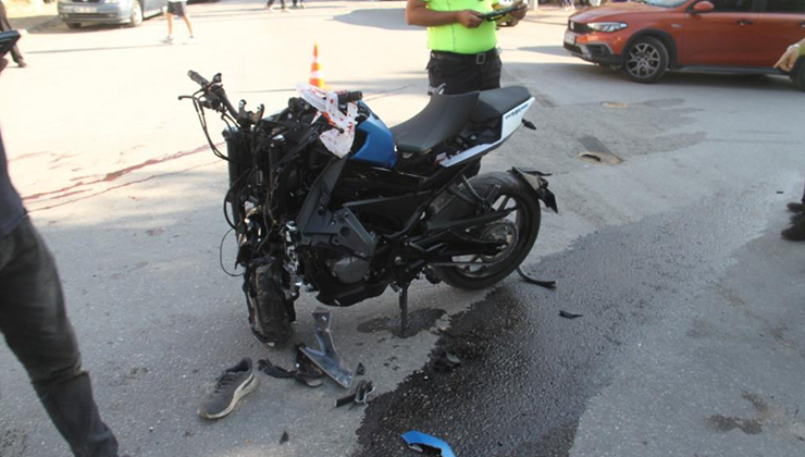 Beyşehir’de minibüs ile çarpışan motosiklet sürücüsü hayatını kaybetti