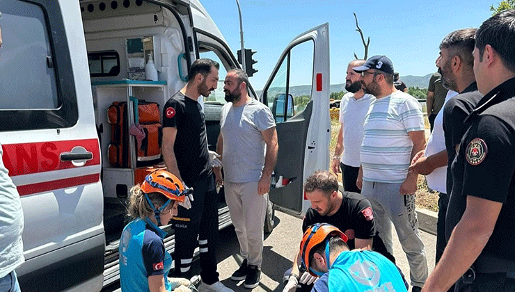 Bingöl’de trafik kazası: 2 yaralı