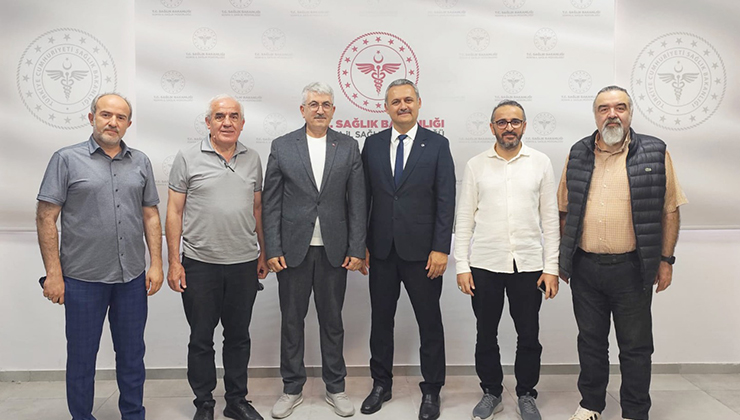 Cemiyet’ten Sağlık Müdürü Yavuz’a ‘hayırlı olsun’ ziyareti