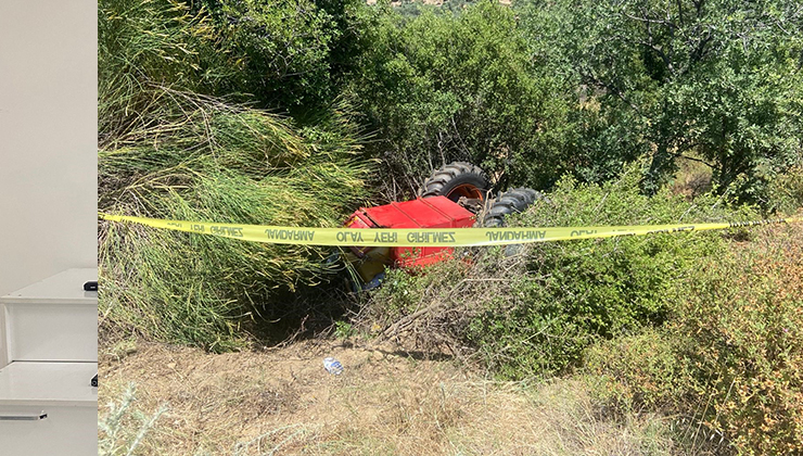 Çine’de traktör kazası: 1 ölü