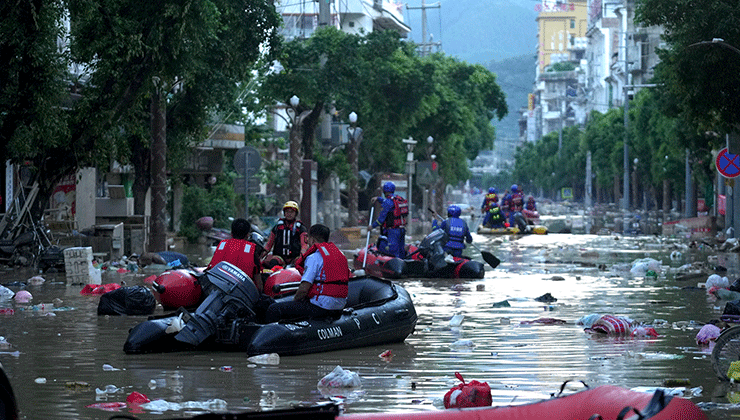 Çin’in Guizhou eyaletinde sel nedeniyle yeniden acil durum ilan edildi
