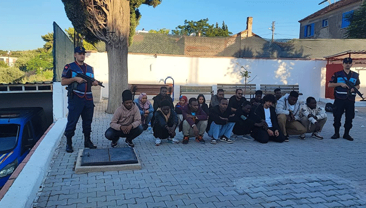 Didim’de 16 düzensiz göçmen ve 1 organizatör yakalandı
