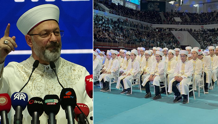 Diyanet İşleri Başkanı Erbaş, Konya’da Hafızlık İcazet Merasimi’ne katıldı