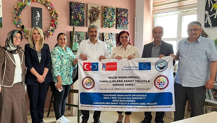 Erasmus Projesi kapsamında Sanat Atölyesi açıldı