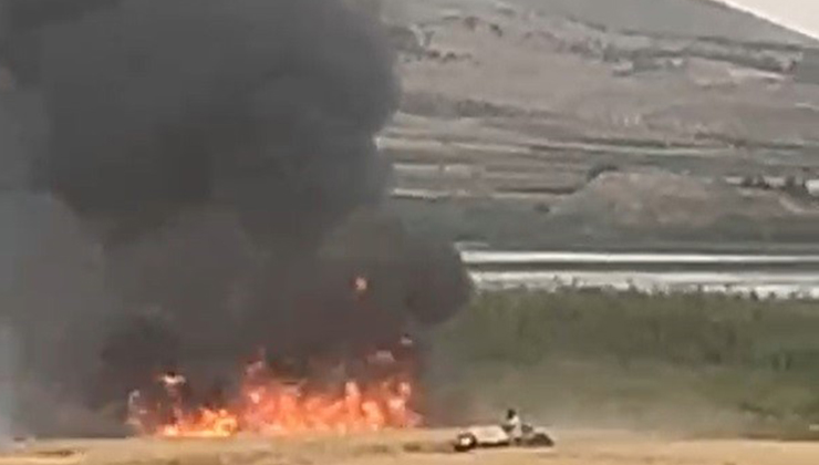 Gaziantep’te korkutan yangın: 50 dönüm arazi kül oldu