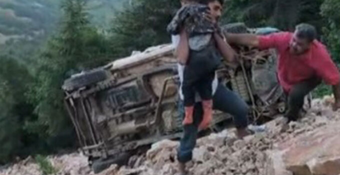 Gaziantep’te yayla yolunda feci kaza: 3 ölü, 1 yaralı