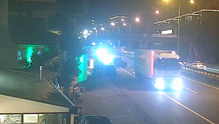 Giresun’daki feci kaza kamerada: 1 ölü, 2 yaralı