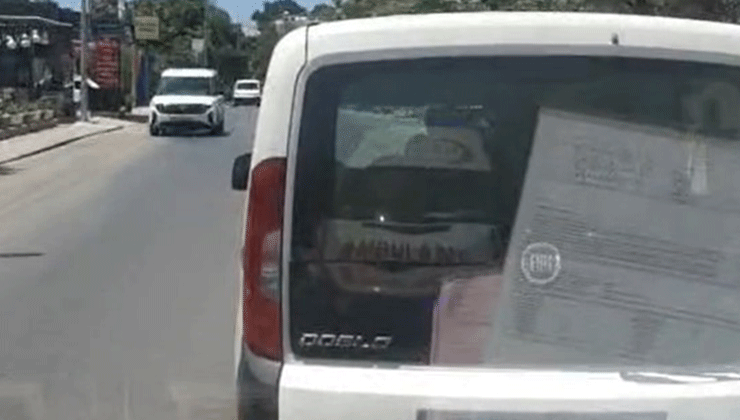 Hasta taşıyan ambulansa yol vermeyince gözaltına alındı