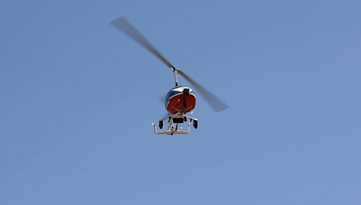 Jandarma, trafiği cayrokopter ve dron ile denetliyor