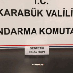Karabük’te 17 sentetik ecza ele geçirildi