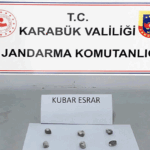 Karabük’te kubar esrar ele geçirildi