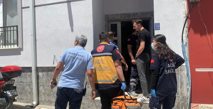 Karaman’da binadan yayılan kötü koku ekipleri harekete geçirdi
