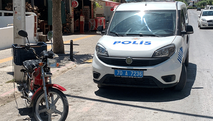 Karaman’da çaldığı motosikletle kaza yapan şahıs yaralandı