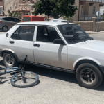 Karaman’da otomobille çarpışan bisiklet sürücüsü yaralandı