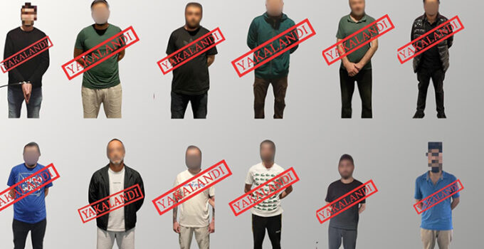Kırmızı bültenle aranan 11, ulusal seviyede aranan 1 kişi yakalanarak Türkiye’ye getirildi