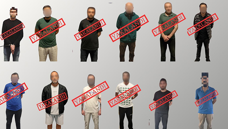 Kırmızı bültenle aranan 11, ulusal seviyede aranan 1 kişi yakalanarak Türkiye’ye getirildi