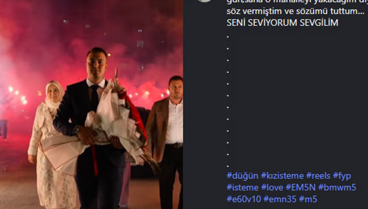 ‘Kız isteme’ye giderken yolu kapatan sürücülere ceza, damat adayına gözaltı