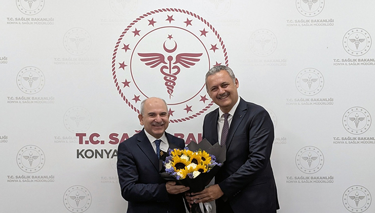 Konya İl Sağlık Müdürlüğünde devir teslim töreni