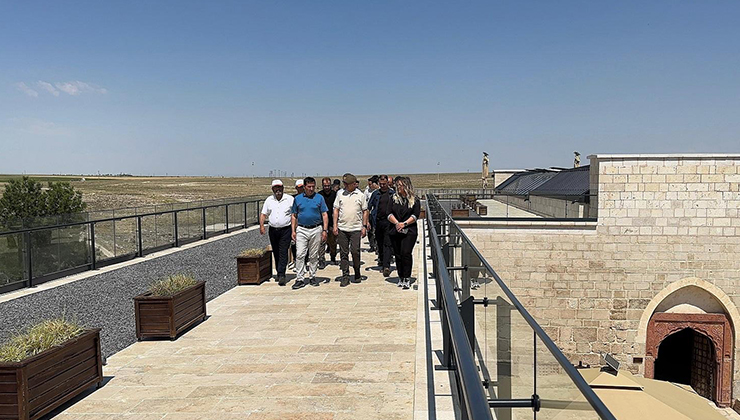 Konya protokolü Karatay’ın doğal ve tarihi güzelliklerini yerinde inceledi