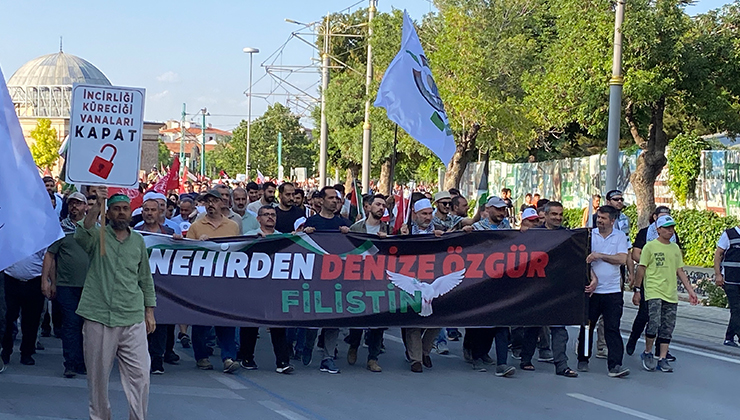 Konya’da “Gazze İçin Küresel Vicdan Yürüyüşü”