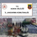 Konya’da jandarmadan izinsiz alkollü içecek satışına darbe