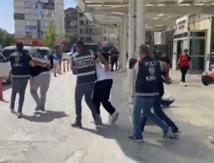 Konya’da masaj salonu kılıfıyla faaliyet gösteren suç çetesi çökertildi