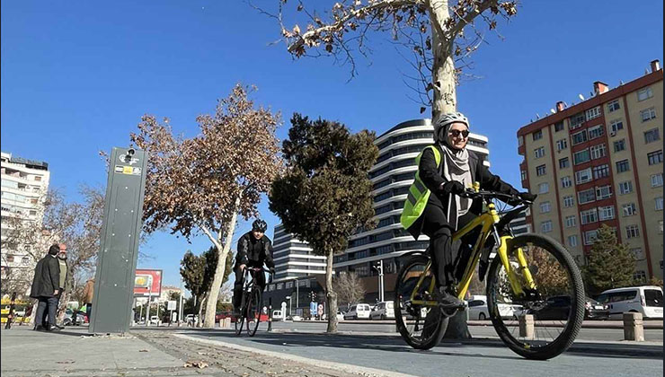Konyalının ulaşım tercihi bisiklet oldu