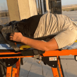 Koyun sürüsüne çarpan otomobilin sürücüsü yaralandı