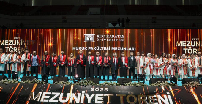 KTO Karatay Üniversitesinde mezuniyet coşkusu