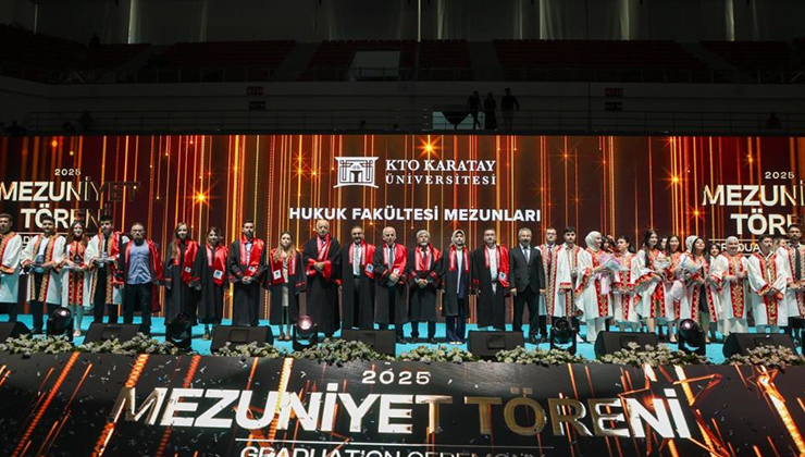 KTO Karatay Üniversitesinde mezuniyet coşkusu