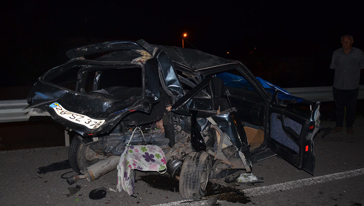 Kütahya’da iki otomobil çarpıştı: 1 ölü, 3 yaralı