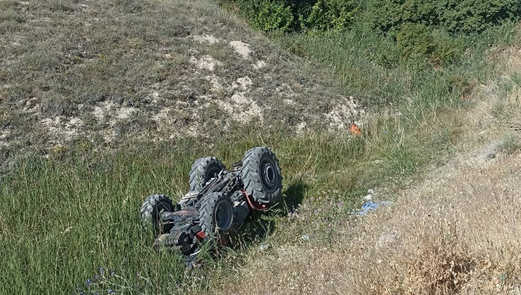Malatya’da traktör şarampole yuvarlandı: 1 ölü