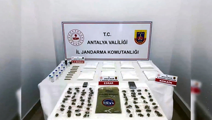 ‘Narkokapan-Antalya’ operasyonu; 104 torbacı tutuklandı