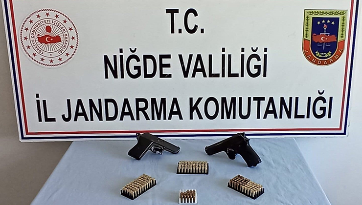 Niğde’de ruhsatsız silah operasyonu: 1 gözaltı
