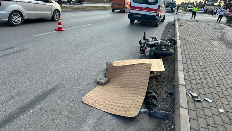 Osmaniye’de tırla çarpışan motosikletli öldü