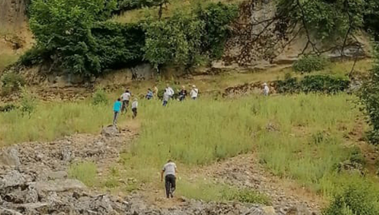 Ot toplamak isterken kayalıktan düşen kadın öldü