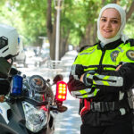 Polis Safiye, tutkusu motosikletle trafik güvenliğini sağlıyor