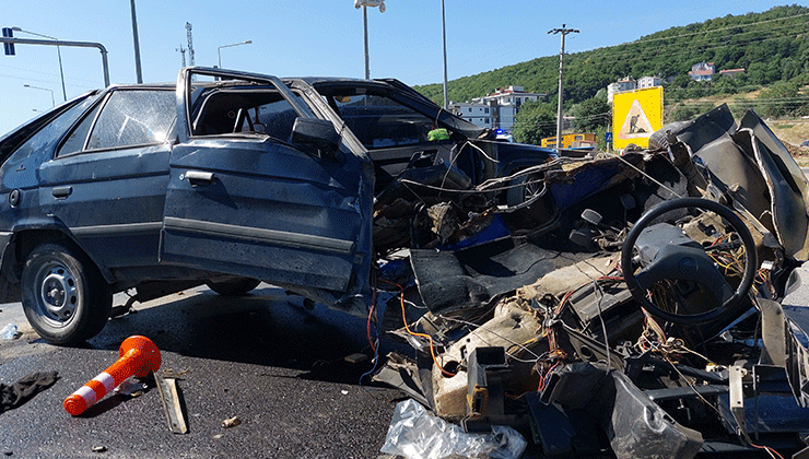 Samsun’da zincirleme kaza: 3’ü ağır 4 yaralı